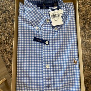 Ralph Lauren Blue Casual Button Down Shirt